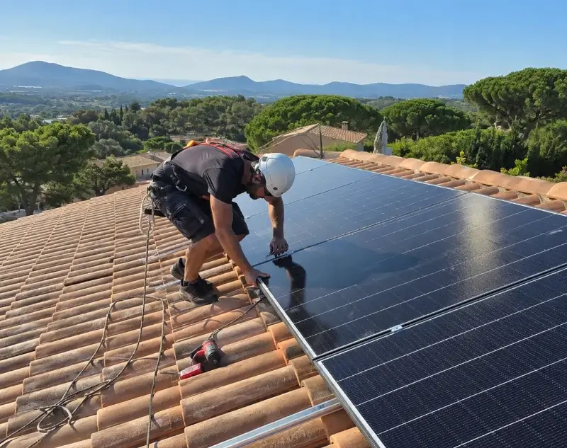 Installateur panneaux solaires Heyrieux — pose photovoltaïque sur toiture