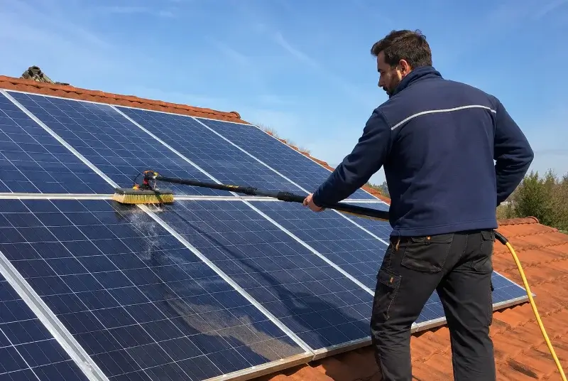 Nettoyage et entretien de panneaux solaires à Heyrieux